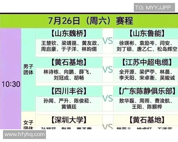 成都乒乓球队实力强劲荣登最新乒乓球TOP10榜首位置